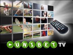 Interface Unibet TV télécommande